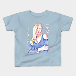 Anna in blue 2 Kids T-Shirt